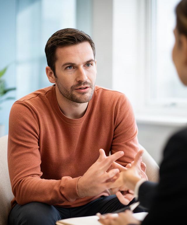 Irish startup founder in a coaching session discussing feedback and team culture